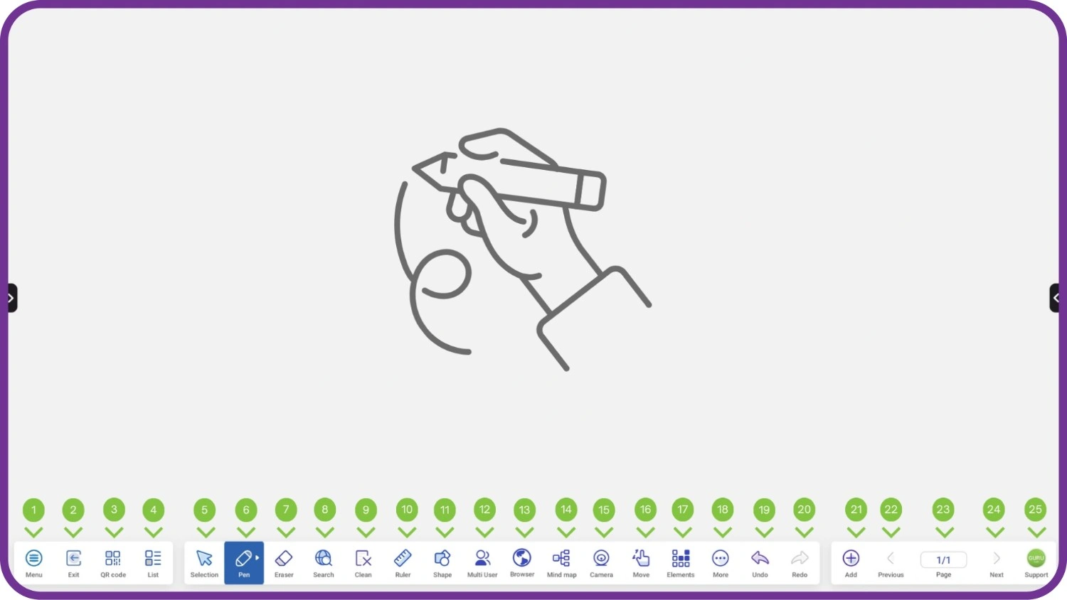 Prep your whiteboarding app